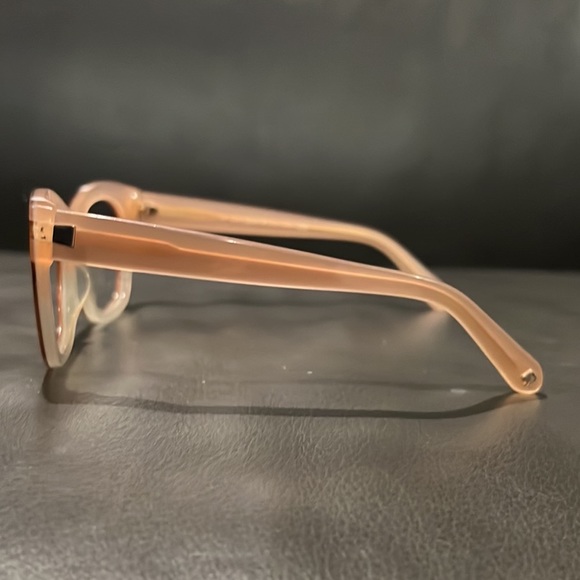 Authentic Kate Spade large signature clear pink prescription eyeglasses frames - Picture 4 of 10